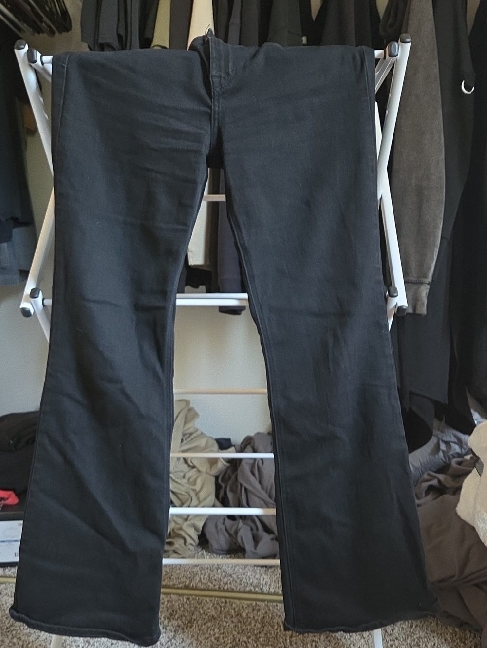 Old Navy Black Flare Jeans